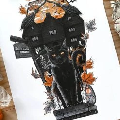 Best reviews of 💯 GHOSTS OF OCTOBER Cats The Black Cat [A4] | PRINT 🧨 -DECOR Sales Store ghosts of october the black cat a4 print 2 1dabf4f5 0f63 4da1 bb91 586d593a7edd 700x700