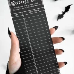 New ✨ GHOSTS OF OCTOBER 🎃 Halloween Haunted [Gothic] | LIBRARY CARD BOOKMARK 💯 -DECOR Sales Store ghosts of october vintage haunted library card bookmark 1 4444d168 0a13 4771 a163 545356374d9b 700x700