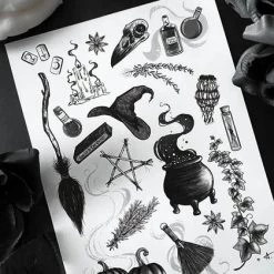 Outlet 😀 GHOSTS OF OCTOBER Gothic Homewares Witches Kit [A5] | PRINT ✔️ -DECOR Sales Store ghosts of october witches kit print 2 40d12d77 cc4a 4b1d 9a49 e0b6a875741d 700x700