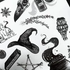 Outlet 😀 GHOSTS OF OCTOBER Gothic Homewares Witches Kit [A5] | PRINT ✔️ -DECOR Sales Store ghosts of october witches kit print 4 867119e5 d7a9 4080 8e1a 30e9f2631313 700x700