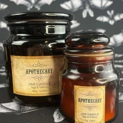 Discount 🔥 GOTHIC GIFTS Gothic Homewares Apothecary [Sage & Verbena] | CANDLE 😉