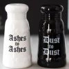 Cheapest 🎁 GOTHIC GIFTS Gothic Homewares Ashes To Ashes | SALT AND PEPPER SET 😀 -DECOR Sales Store gothic gifts ashes to ashes salt and pepper set 4 1286dfe1 4307 4100 b938 4558e5466faa 700x700