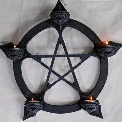 Buy 👏 GOTHIC GIFTS Gothic Homewares Black Pentagram | TEALIGHT HANGER 💯 -DECOR Sales Store gothic gifts black pentagram tealight incense hanger 3 fb488f95 bbc9 42d8 8eee 68554b876bf0 700x700