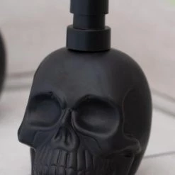 Outlet 🧨 GOTHIC GIFTS Gothic Homewares Black Skull | SOAP DISPENSER ✨