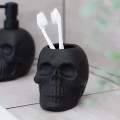 New 😉 GOTHIC GIFTS Gothic Homewares Black Skull | TOOTHBRUSH HOLDER 🛒 -DECOR Sales Store gothic gifts black skull toothbrush holder 5 3dc74cfd db15 48cd a066 604a8b8e5068 700x700