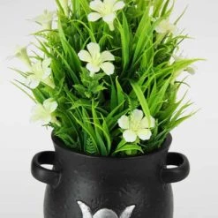 New ✔️ GOTHIC GIFTS Gothic Homewares Black Wiccan Triple Moon | PLANTER 🤩