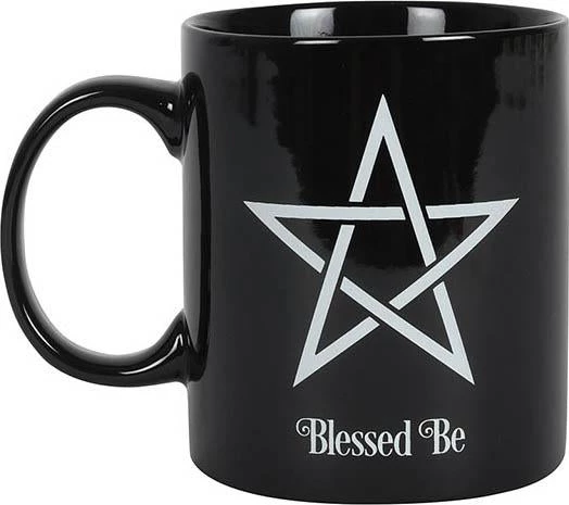 Budget 🛒 GOTHIC GIFTS Gothic Homewares Blessed Be Pentagram | MUG 🛒 4 Budget 🛒 GOTHIC GIFTS Gothic Homewares Blessed Be Pentagram | MUG 🛒 - Image 2