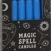 Brand new 💯 MAGIC SPELL CANDLES Gothic Homewares Dark Blue Wisdom Spell | CANDLES [PACK OF 12]* 🔥 -DECOR Sales Store gothic gifts dark blue wisdom spell candles pack of 12 1 700x700