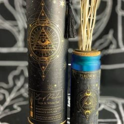 Best Sale ❤️ GOTHIC GIFTS Gothic Homewares Esoteric Manifestation [Sage & White Tea] | REED DIFFUSER 🔔
