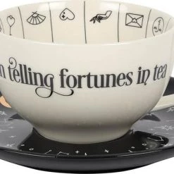 New ❤️ GOTHIC GIFTS Gothic Homewares Fortune Telling | CERAMIC TEACUP ⌛