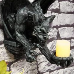 Cheapest 🔔 GOTHIC GIFTS Gothic Homewares Gargoyle | WALL CANDLEHOLDER 🧨