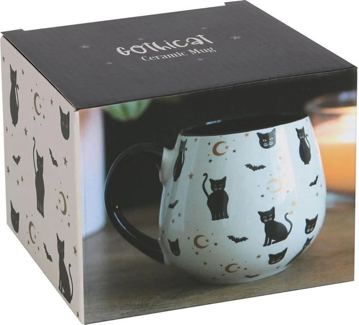 Discount ❤️ GOTHIC GIFTS Bats Gothicat | ROUNDED MUG 🧨 6 Discount ❤️ GOTHIC GIFTS Bats Gothicat | ROUNDED MUG 🧨 - Image 4