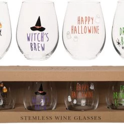 Coupon ⌛ GOTHIC GIFTS Ghosts 🦇 Halloween | STEMLESS WINE GLASS SET* 🛒 -DECOR Sales Store gothic gifts halloween stemless wine glass set 1 927388bb e2af 49ad 8f31 04f558c7362d 700x700