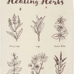Promo ๐ GOTHIC GIFTS All Healing Herbs | TEA TOWEL โจ