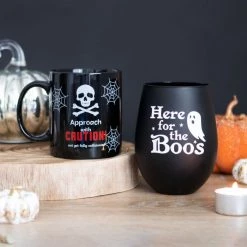 Deals 😀 GOTHIC GIFTS Ghosts Here For The Boos | STEMLESS GLASS 😍 -DECOR Sales Store gothic gifts here for the boos stemless glass 5 e91e8243 328d 4390 915f 36b863f5953d 700x700