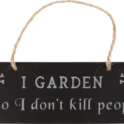 Flash Sale 🧨 GOTHIC GIFTS All I Garden So I Don't Kill People | HANGING SIGN 🎉