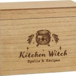 Hot Sale 🤩 GOTHIC GIFTS All Kitchen Witch | WOODEN RECIPE BOX` 💯 -DECOR Sales Store gothic gifts kitchen witch wooden recipe box 1 7ab9d2e0 537f 4af2 aa84 d464854fcc27 700x700