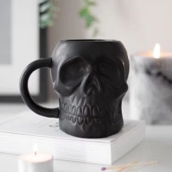 Outlet 🧨 GOTHIC GIFTS Gothic Homewares Matte Black | SKULL MUG 🥰 -DECOR Sales Store gothic gifts matte black skull mug 5 23fd84f5 e705 4bc3 bfdd 54c560751c49 700x700