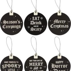 Discount 🎁 GOTHIC GIFTS The Nightmare Before 🎅 Christmas Merry Cryptmas Mini | HANGING SIGN* 😉