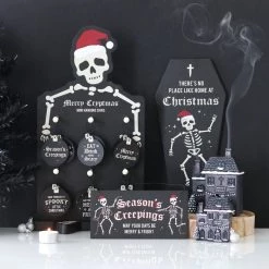 Discount 🎁 GOTHIC GIFTS The Nightmare Before 🎅 Christmas Merry Cryptmas Mini | HANGING SIGN* 😉 -DECOR Sales Store gothic gifts merry cryptmas mini hanging signs display 4 eb0595ca 4e3b 41e1 a65d 12989c6f9092 700x700