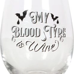 Promo 🎁 GOTHIC GIFTS Bats My Blood Type Is Wine | STEMLESS WINE GLASS 😍 -DECOR Sales Store gothic gifts my blood type is wine stemless wine glass 1 fff03b98 b2cd 4894 9091 1dfa62e28558 700x700
