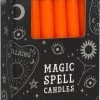 Buy ⭐ MAGIC SPELL CANDLES Witchcraft Orange Confidence Spell | CANDLES [PACK OF 12] 🛒 -DECOR Sales Store gothic gifts orange confidence spell candles pack of 12 1 700x700