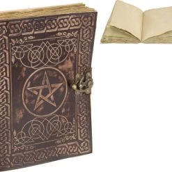Brand new 👏 GOTHIC GIFTS Witchcraft Pentagram Antique | LEATHER JOURNAL ✔️ -DECOR Sales Store gothic gifts pentagram antique paper leather journal 4 6395c5dd fdd6 469a ac3d 23f3acfa799f 700x700