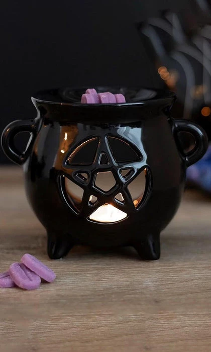 Coupon 😀 GOTHIC GIFTS Gothic Homewares Pentagram Cauldron | OIL BURNER ⭐ 3 Coupon 😀 GOTHIC GIFTS Gothic Homewares Pentagram Cauldron | OIL BURNER ⭐