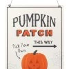Buy 🔥 GOTHIC GIFTS 🦇 Halloween Pumpkin Patch | HANGING MDF SIGN 🔔