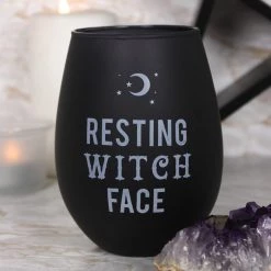 Budget 🔔 GOTHIC GIFTS Gothic Homewares Resting Witch Face | STEMLESS WINE GLASS 🧨 -DECOR Sales Store gothic gifts resting witch face stemless wine glass 3 08343a72 ac07 46f9 8f68 981836d1e7b8 700x700