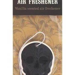 Budget 🔥 GOTHIC GIFTS 🎃 Halloween Skull Vanilla Scented | AIR FRESHENER 🎁