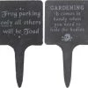 Cheapest 👍 GOTHIC GIFTS All Gothic | SLATE GARDEN SIGN` 🥰 -DECOR Sales Store gothic gifts slate gothic garden signs set of 4 1 29f2b1d7 462b 4d58 8b10 e3773637aa86 700x700
