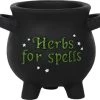 Promo 🤩 GOTHIC GIFTS Herbs For Spells [Small] | CAULDRON PLANT POT* ✔️ -DECOR Sales Store gothic gifts small herbs for spells cauldron plant pot 1 06731164 8514 4477 964f c990718516df 700x700