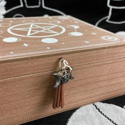 Best deal 🥰 GOTHIC GIFTS Gothic Homewares Wiccan [Square] | TRINKET BOX 🤩