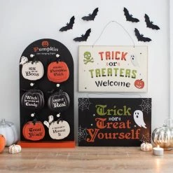 Deals 🌟 GOTHIC GIFTS Ghosts Trick Or Treaters Welcome | HANGING SIGN 🤩 -DECOR Sales Store gothic gifts trick or treaters welcome hanging sign 3 1f7eb8d0 dbcc 4f80 9af7 d72d78d70bd5 700x700