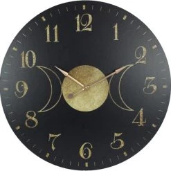 Discount 🎉 GOTHIC GIFTS Gothic Homewares Triple Moon | CLOCK 👍