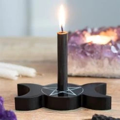 Brand new ✔️ GOTHIC GIFTS Gothic Homewares Triple Moon | SPELL CANDLE HOLDER 🎁 -DECOR Sales Store gothic gifts triple moon spell candle holder 3 2257b4a8 0aed 45f7 8ea1 9c32bb485d5d 700x700