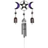 Hot Sale 💯 GOTHIC GIFTS Gothic Homewares Triple Moon [With Bells] | WINDCHIME 😀