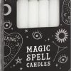 Budget 🔔 MAGIC SPELL CANDLES Gothic Homewares White Happiness Spell | CANDLES [PACK OF 12] 🛒 -DECOR Sales Store gothic gifts white happiness spell candles pack of 12 1 700x700