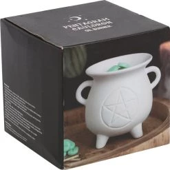 Hot Sale 😍 GOTHIC GIFTS Gothic Homewares White Pentagram Cauldron | OIL BURNER 😀 -DECOR Sales Store gothic gifts white pentagram cauldron oil burner 5 c5a3a741 e189 4a65 b5b1 b66d634e37c1 700x700