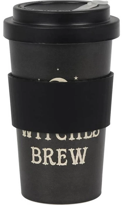 New ⌛ GOTHIC GIFTS Gothic Homewares Witches Brew | BAMBOO TRAVEL MUG 🎁 4 New ⌛ GOTHIC GIFTS Gothic Homewares Witches Brew | BAMBOO TRAVEL MUG 🎁 - Image 2