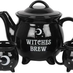 Wholesale 🤩 GOTHIC GIFTS Gothic Homewares Witches Brew | TEA SET ⭐ -DECOR Sales Store gothic gifts witches brew ceramic black tea set 1 4d63390e 2353 4236 96f4 c88e7aded15f 700x700