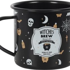 Wholesale 🎉 GOTHIC GIFTS Gothic Homewares Witches Brew | ENAMEL MUG 💯