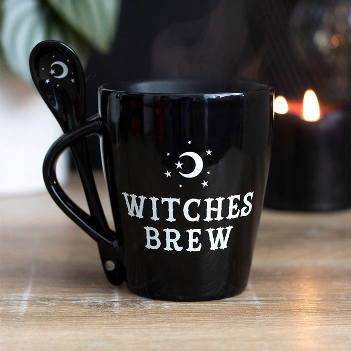 Cheap ๐ GOTHIC GIFTS Gothic Homewares Witches Brew | MUG & SPOON SET ๐ 7 Cheap ๐ GOTHIC GIFTS Gothic Homewares Witches Brew | MUG & SPOON SET ๐ - Image 5