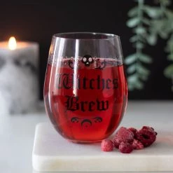 Deals 😀 GOTHIC GIFTS Witchcraft Witches Brew | STEMLESS WINE GLASS 🔔 -DECOR Sales Store gothic gifts witches brew stemless wine glass 4 62a5369b 1e8e 4abe a778 2a3d15aa538f 700x700