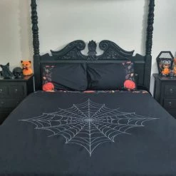 Promo 🧨 HELLS BLANKETS Ghosts Haunted Hallows | KING QUILT SET 😉 -DECOR Sales Store hells blankets hallows harvest quilt set 01 105efd56 eea0 4670 987d 6510411e8515 700x700