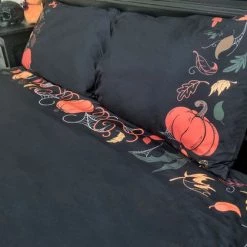 Promo 🧨 HELLS BLANKETS Ghosts Haunted Hallows | KING QUILT SET 😉 -DECOR Sales Store hells blankets hallows harvest quilt set 02 929a3f04 1569 4f99 bbf1 7ee7415410c6 700x700