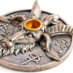 Wholesale 🔥 HOMEWARES Gothic Homewares Baphomet | INCENSE BURNER & CANDLE HOLDER 🥰 -DECOR Sales Store homewares baphomet round incense burner candle holder 4 e0339d6f 74d1 4cb4 b325 462fbe309135 700x700