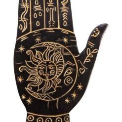 Brand new 😀 HOMEWARES Gothic Homewares Palmistry [Gold] | INCENSE BURNER 👍