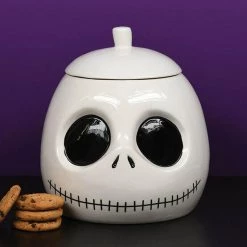 Cheap ⭐ THE NIGHTMARE BEFORE 🎁 CHRISTMAS Skulls Nightmare Before 🎁 CHRISTMAS | Jack Skellington COOKIE JAR ⭐